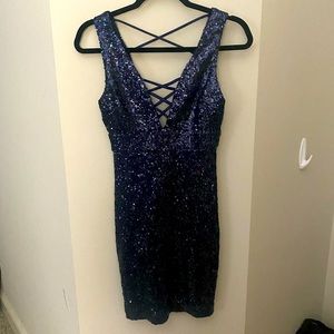 Sparkly Blue Dress